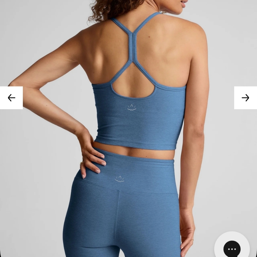 Beyond Yoga Blue Heather SET